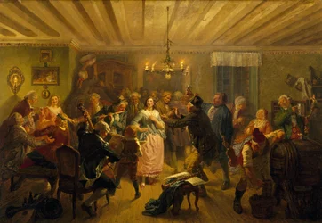 Das Konzert bei Tre Byttor, 1860