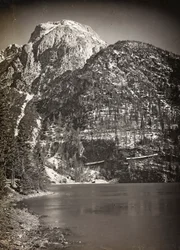 Album "Meine weltkriegs - Erinnerungen Südwestfront (Kärnten, Italien, Südtirol) 31/03/1915-12/11/1918 - Josef Zohles Wien": Predilsee (oder Raiblsee)