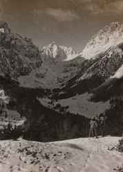 Album "Meine Weltkriegs-Erinnerungen Südwestfront (Kärnten, Italien, Südtirol) 31/03/1915-12/11/1918 - Josef Zohles Wien": Plöckenpass (s/w Foto)