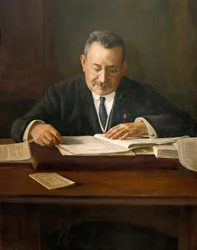 Porträt von Enric Prat de la Riba (1870-1917), katalanischer nationalistischer Politiker