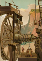 Agricola leitet die Minen von Freiberg