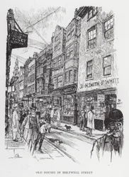 Alte Häuser in der Holywell Street