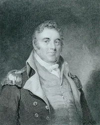 Richard Dale (1756-1826), graviert von Richard W. Dodson nach einer Kopie des Originalgemäldes von James Barton Longacre