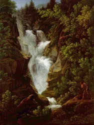 Wasserfall in den Berner Alpen