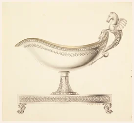 Aufriss einer Sauciere