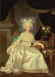 Porträt von Louise Marie Josephine de Savoie, Comtesse de Provence