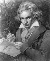 Ludwig van Beethoven komponiert seine 