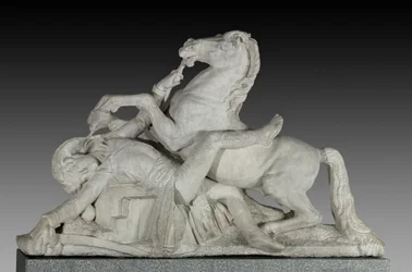 Der Tod von General Louis Charles Antoine Desaix in der Schlacht von Marengo am 14. Juni 1800