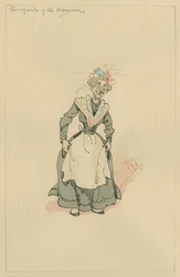 Die Gastgeberin des Herrenhauses, ca. 1920er Jahre