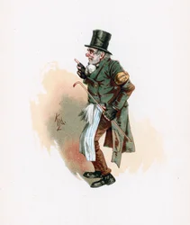 Trotty Veck, Illustration aus 