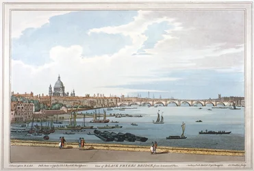 Blackfriars-Brücke, London, 1795