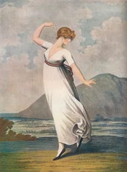 Caledonia in einem Reel, ca. 1800