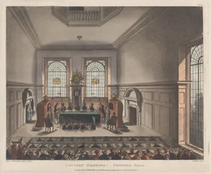 Lotterieziehung, Coopers Hall, 1. Februar 1809