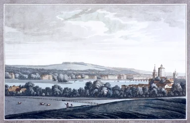 Die Themse bei Battersea, London, 1795