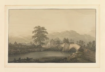 Nördlicher Eingang zu Keswick & Brücke