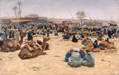 Markt am Nil, ca. 1893