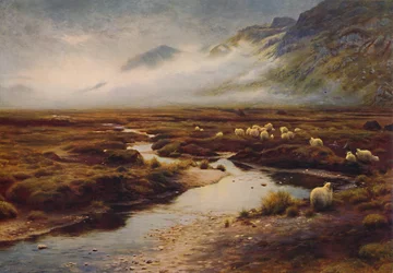 Das Moos bei Poolewe, um 1912
