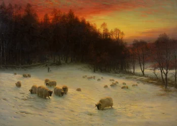 Wenn der Westen im Abendglanz erstrahlt, ausgestellt 1910