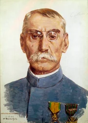 Erster Weltkrieg (1914-1918): Porträt von Marschall Joseph Simon Gallieni (1849-1916) (1915)
