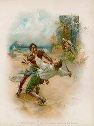 Illustration für Robinson Crusoe