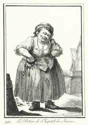 Der Pförtner des Hôpital des Joieuses (Stich)