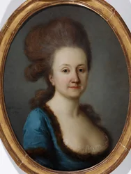 Porträt von Euphrosine Katharina von Bock, geb. von Stackelberg 1752-1821, 1780