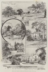 White Lodge, Richmond, wo unser zukünftiger König geboren wurde, 23. Juni 1894 (Gravur)