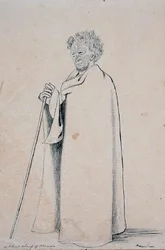 Ein blinder Häuptling von Otawao, ca. 1844