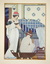 Ein Badesitz, Illustration aus 