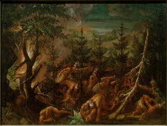 Massaker der Irokesen an den Huronen