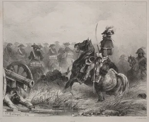 Kavallerieszene, 1836