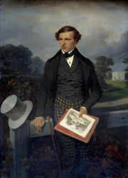 Porträt von Gustave de Maupassant, Vater des Schriftstellers