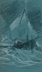 Eine Meeresstudie, um 1830, 1906-7