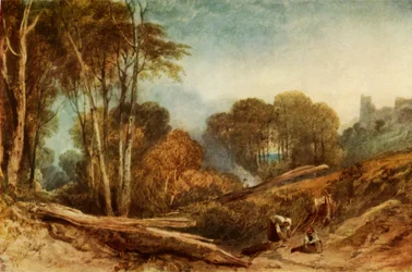 Beeston Castle, Cheshire, um 1839