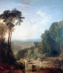 Überquerung des Baches, um 1815