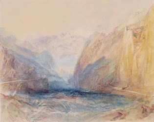 Domleschg-Tal, nahe Rothenbrunnen, Blick Richtung Rhazuns