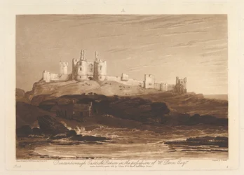 Dunstanborough Castle Liber Studiorum, Teil III, Platte 14, 10. Juni 1808