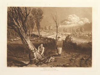 Hecken und Gräben Liber Studiorum, Teil X, Tafel 47 (23. Mai 1812)