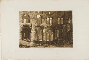 Holy Island Cathedral, Platte 11 aus Liber Studiorum
