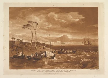 Inverary Castle und Stadt, Schottland Liber Studiorum, Teil XIII, Platte 65, 1. Januar 1816