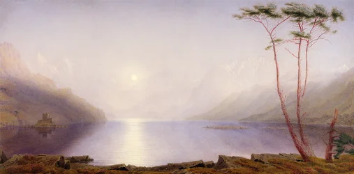 Loch Duich, sommerliches Mondlicht