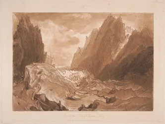 Mer de Glace, Tal von Chamonix, Savoyen