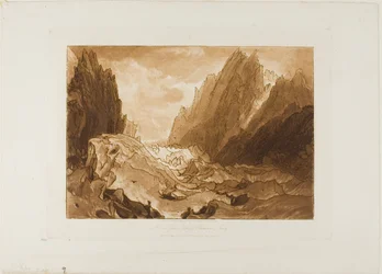 Mer de Glace, Tafel 50 aus Liber Studiorum