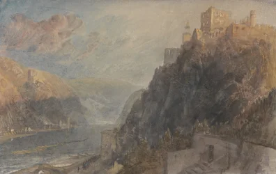 Rheinfels mit Blick auf Katz und Goarshausen