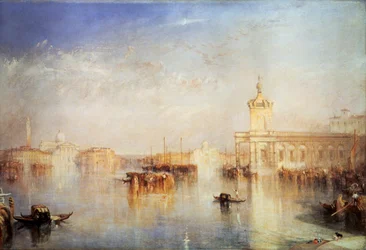 Die Dogana, San Giorgio, Citella, von den Stufen der Europa, Venedig, 1842