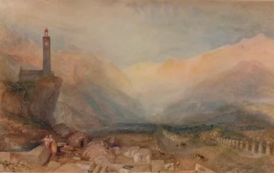 Der Splügenpass, ca. 1841, 1938