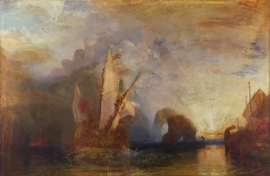 Odysseus verspottet Polyphem