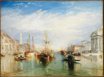 Venedig, vom Säulengang der Madonna della Salute aus gesehen