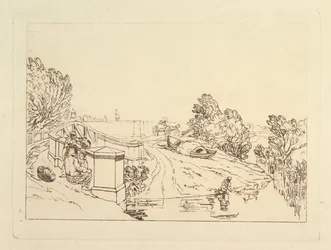 Wasserkresse-Sammler, Liber Studiorum, Teil XIII, 1819