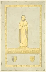 Messingplatte von Sir John Inyn in der St. Mary Redcliffe